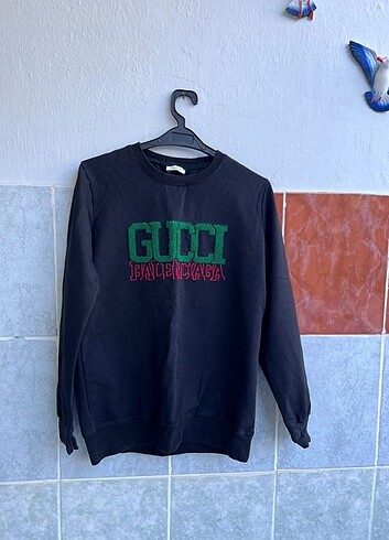 Gucci sweatshirt siyah kaliteli ucuza