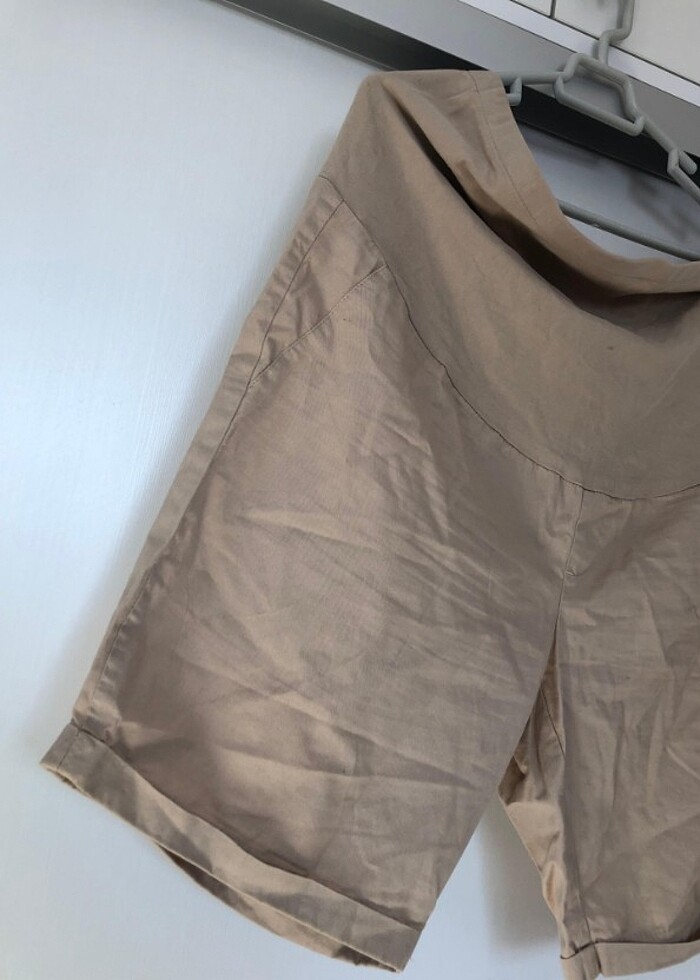 Hamile Giyim Bej Lcw Şort - Görsel 3