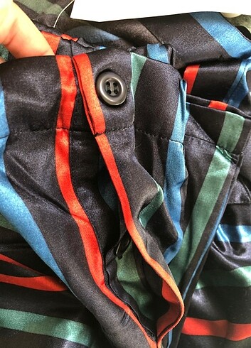 Seıden Stıcker Çizgili Pijama Takımı - Görsel 3