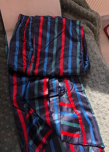 Seıden Stıcker Çizgili Pijama Takımı - Görsel 14