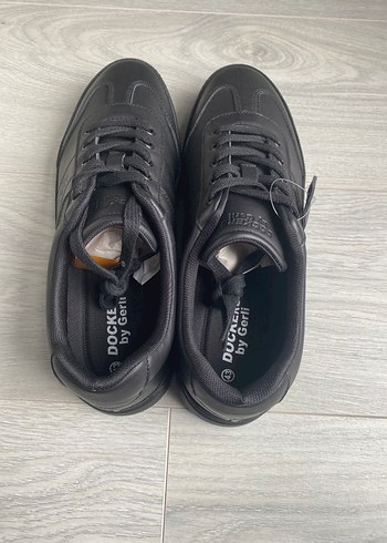 Siyah Erkek Spor Ayakkabı hakiki deri - Görsel 3