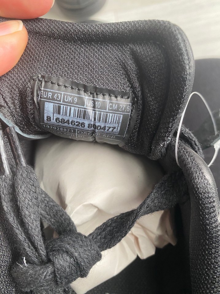 Siyah Erkek Spor Ayakkabı hakiki deri - Görsel 5