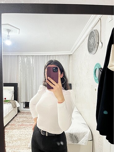 s Beden Beyaz Bluz