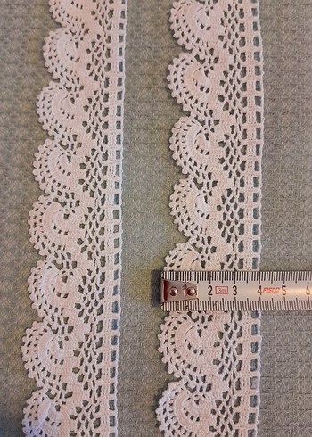  Beden 97 cm Tığ İşi Beyaz Dantel