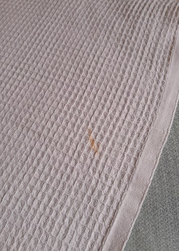 Vintage Yüzde Yüz Pamuklu  Beyaz Pike - Görsel 8