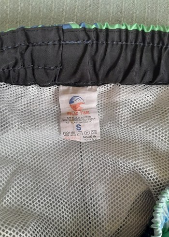 Yüzde Yetmiş Pamuk Çok Yeni Deniz Şortu - Görsel 5