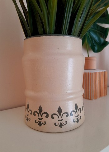 Ikea Vintage Tasarım Cam Vazo Saksı