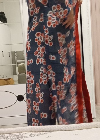 m Beden çeşitli Renk Uzun Bağcıklı Bohem Kimono