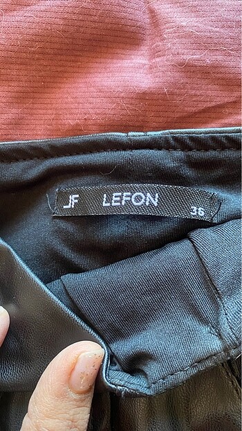 36 Beden LEFON MARKA DERİ BLUZ