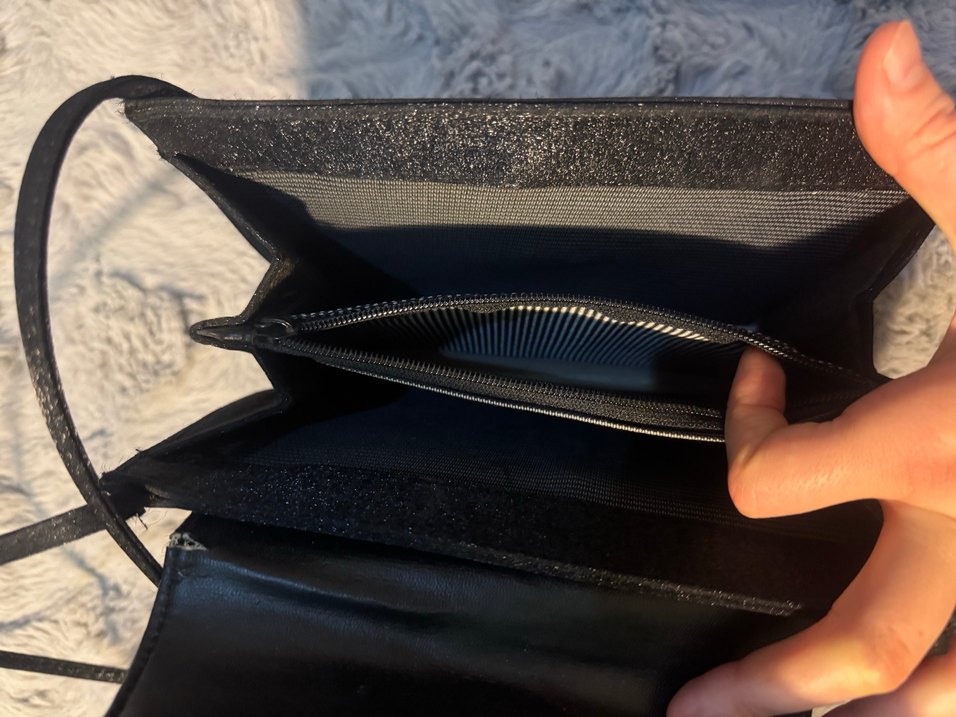 Siyah Vintage Çanta - Görsel 3