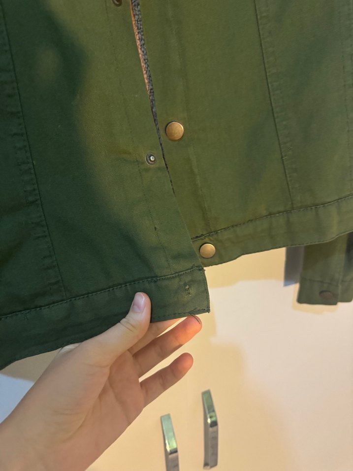 Düğmeli Yeşil Kadın Ceket - Görsel 5