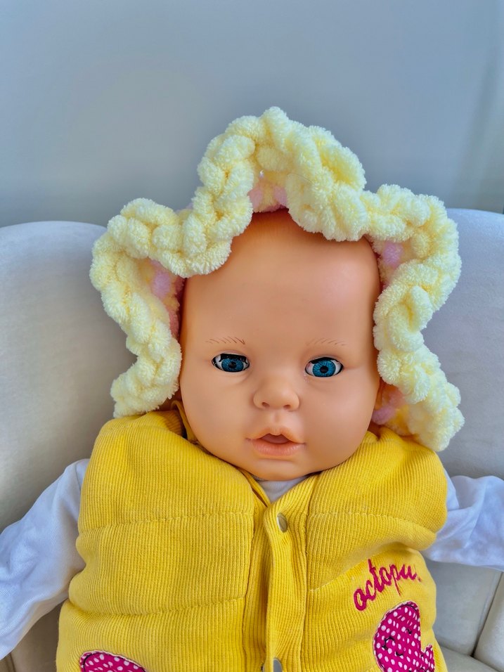 Puffy fırfır çocuk Şapka - Görsel 3