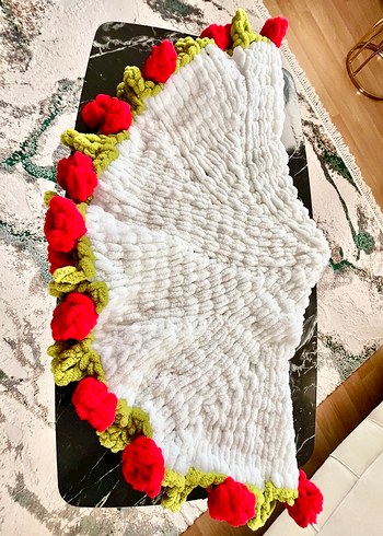 Puffy gül buket battaniye - Görsel 6