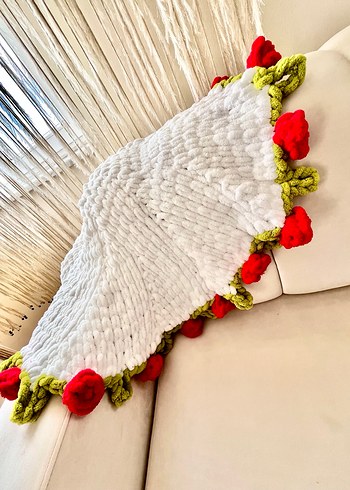 Puffy gül buket battaniye - Görsel 4