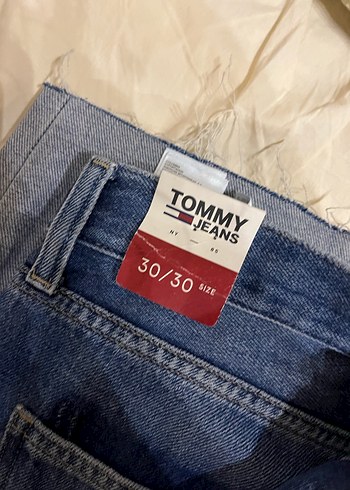Tommy Hilfiger Düğmeli Street Style Kadın Kot Pantolon - Görsel 3