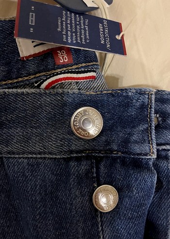 Tommy Hilfiger Düğmeli Street Style Kadın Kot Pantolon - Görsel 5