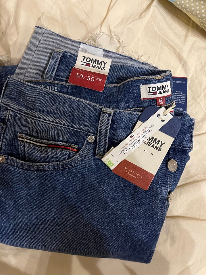 Tommy Hilfiger Düğmeli Street Style Kadın Kot Pantolon - Görsel 2