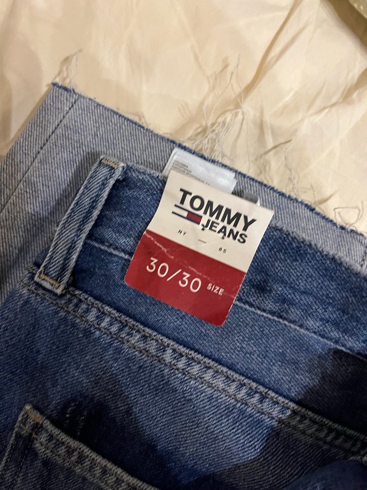 Tommy Hilfiger Düğmeli Street Style Kadın Kot Pantolon - Görsel 3