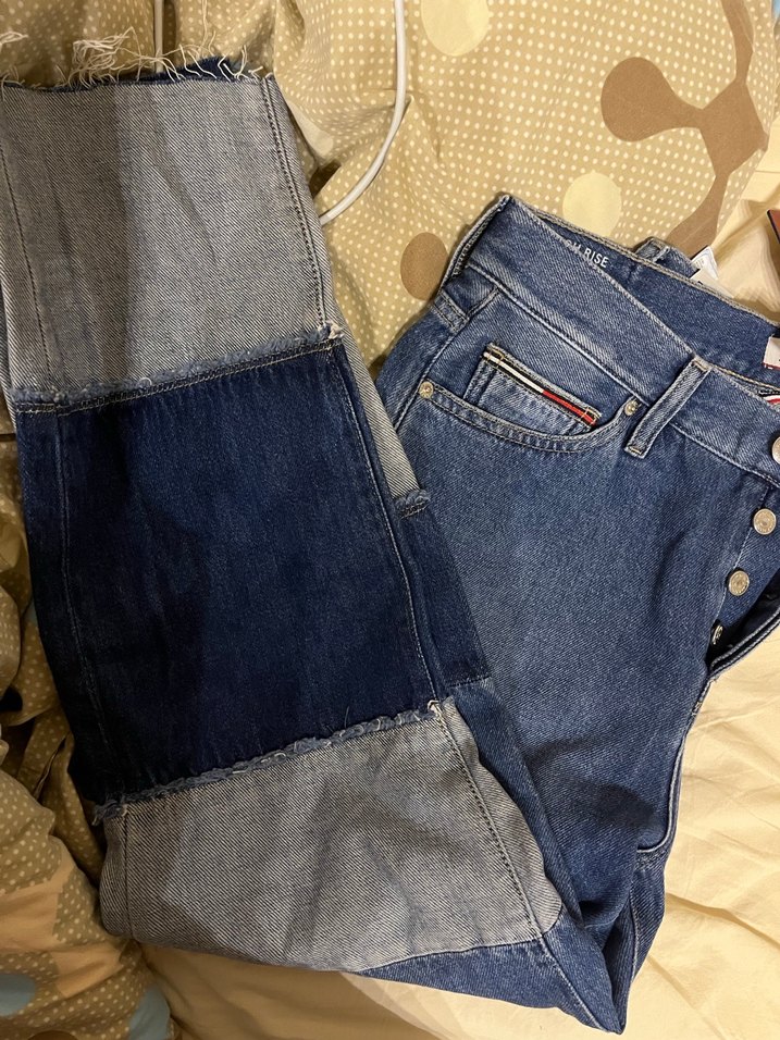 Tommy Hilfiger Düğmeli Street Style Kadın Kot Pantolon - Görsel 4