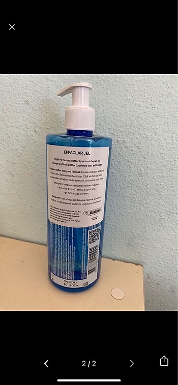 La Roche Posay La roche posay yüz yıkama jeli ve gunes kremı