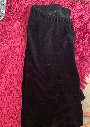 Zara Kürklü Siyah Hamile Pantolonu
