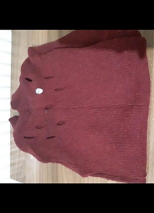 Bordo Kışlık Kazak 