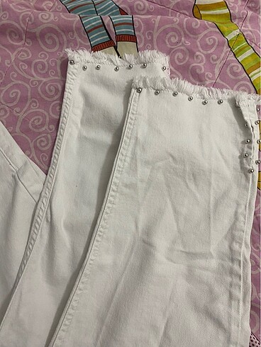beyaz kot pantolon - Görsel 3