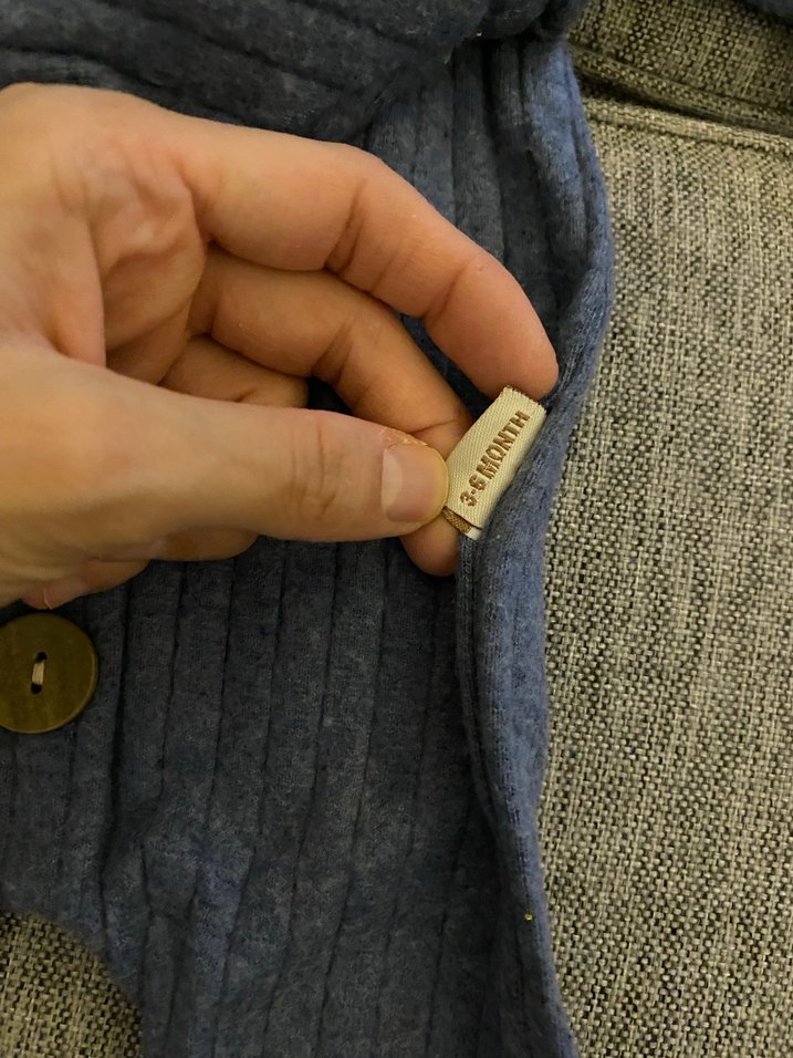 Gri Triko Bebek Tulum ve Şapka Seti - Görsel 3