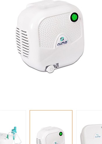 Nimo Kompakt Kompresörlü Nebulizatör Beyaz - Görsel 3