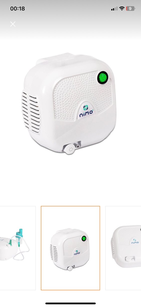 Nimo Kompakt Kompresörlü Nebulizatör Beyaz - Görsel 3