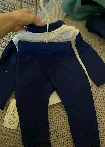 Nakışlı Triko Bebek Takımı - Görsel 5