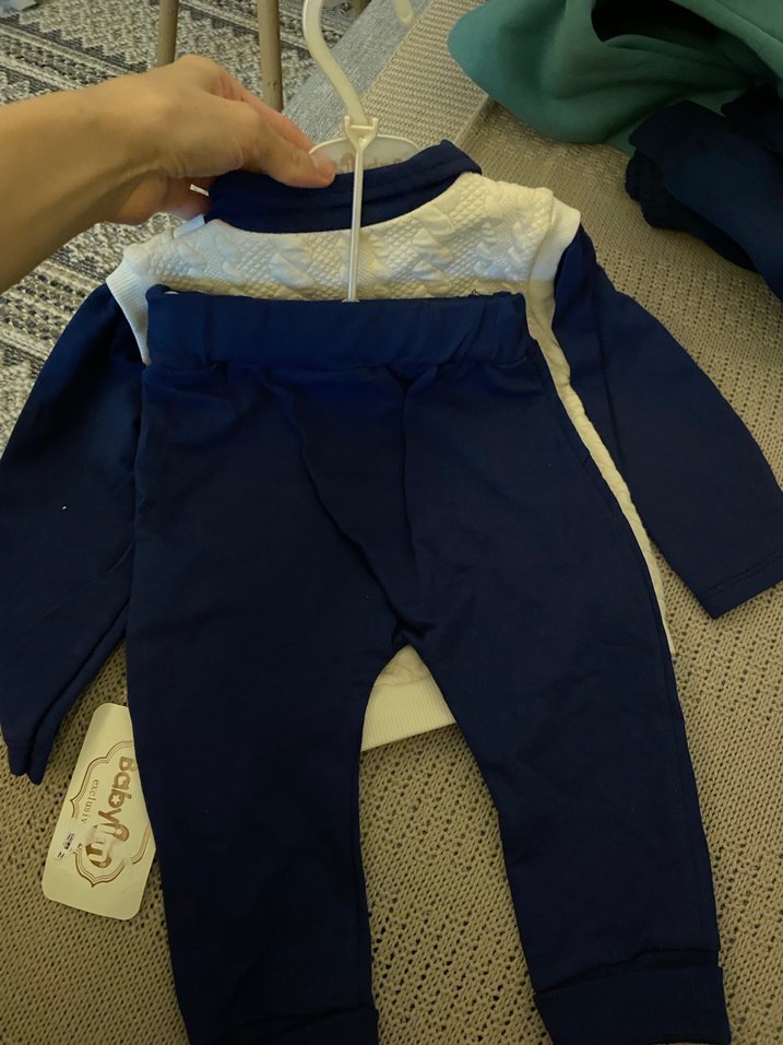 Nakışlı Triko Bebek Takımı - Görsel 5