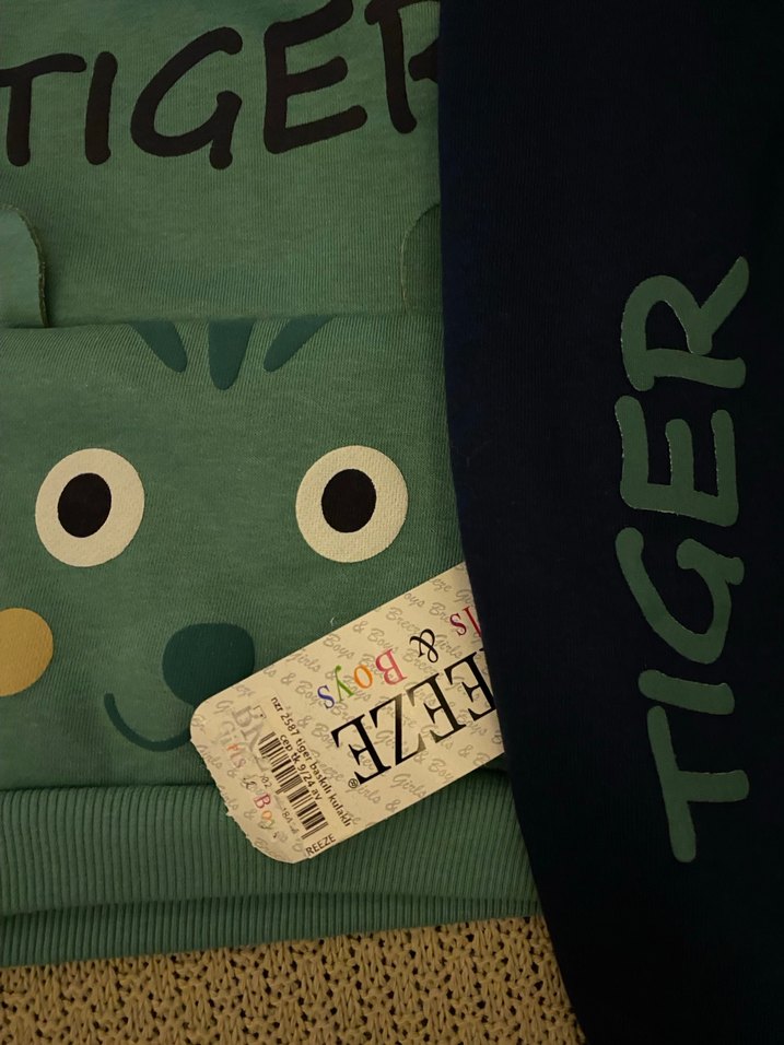 Uzun Kollu Yeşil Erkek Bebek Takım - Görsel 3