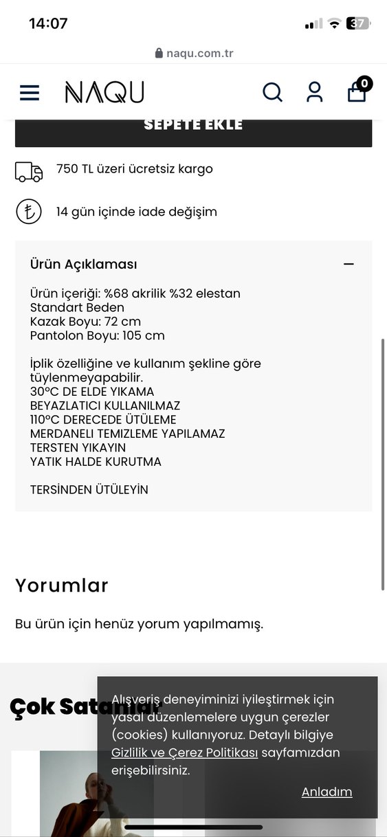 Gri Yün Kadın Oversize Triko - Görsel 3