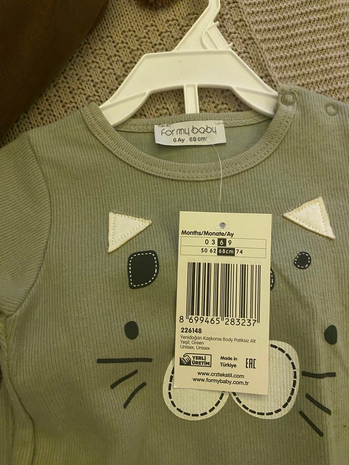 Yeşil. Erkek BebekTakım - Görsel 2