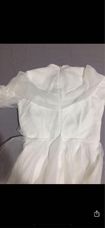 s Beden beyaz Renk Vintage nikah elbisesi
