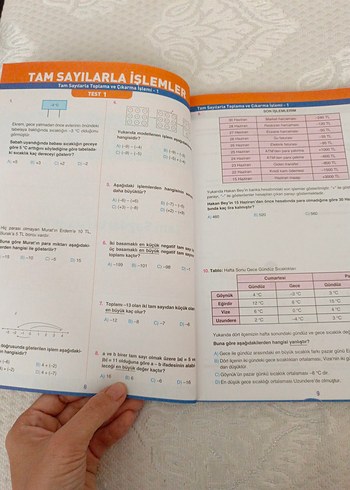 Beden Renk Netbil Takım Yıldızı 7. Sınıf Matematik Soru Bankası