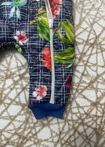 Çiçek Desenli Renkli Bebek Tulumu - Görsel 4