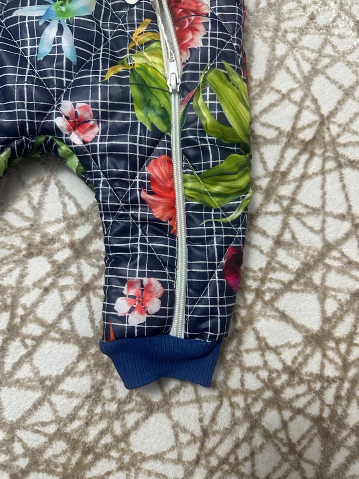 Çiçek Desenli Renkli Bebek Tulumu - Görsel 4