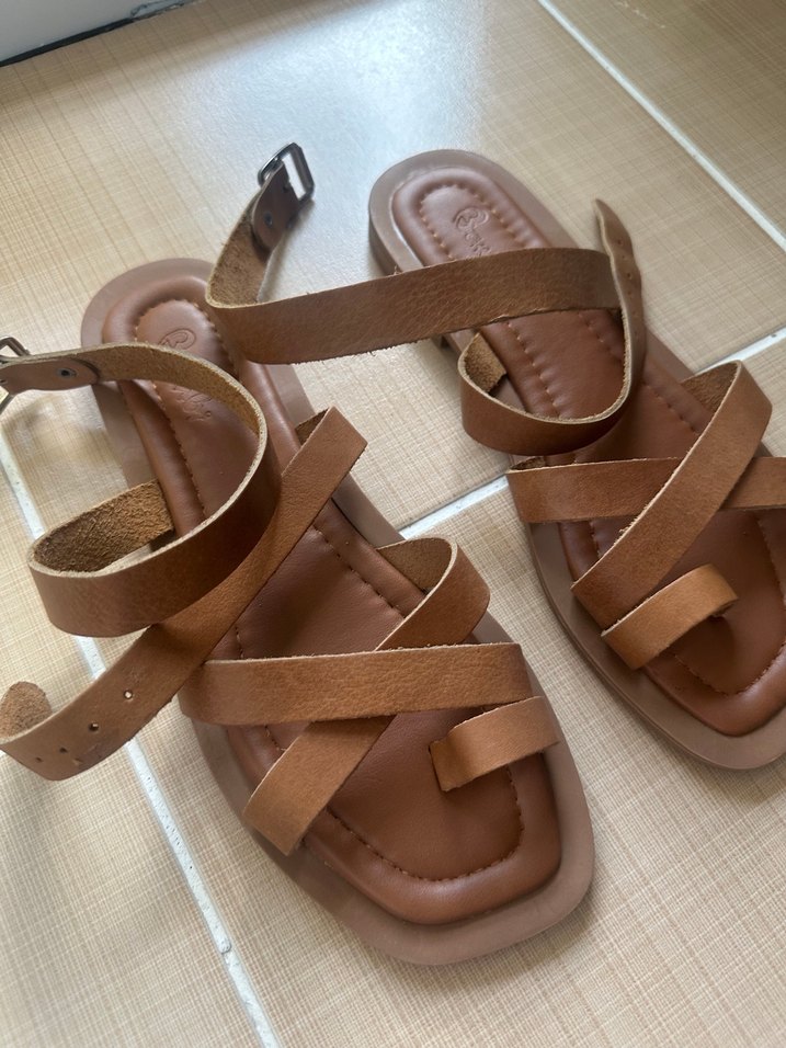 Taba Rengi Kadın Sandalet - Görsel 2