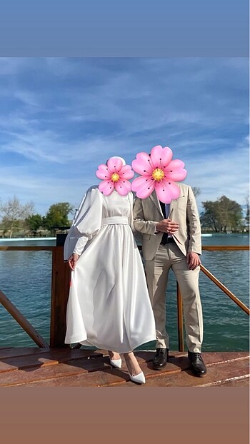 Diğer Beyaz nişan/nikah elbisesi