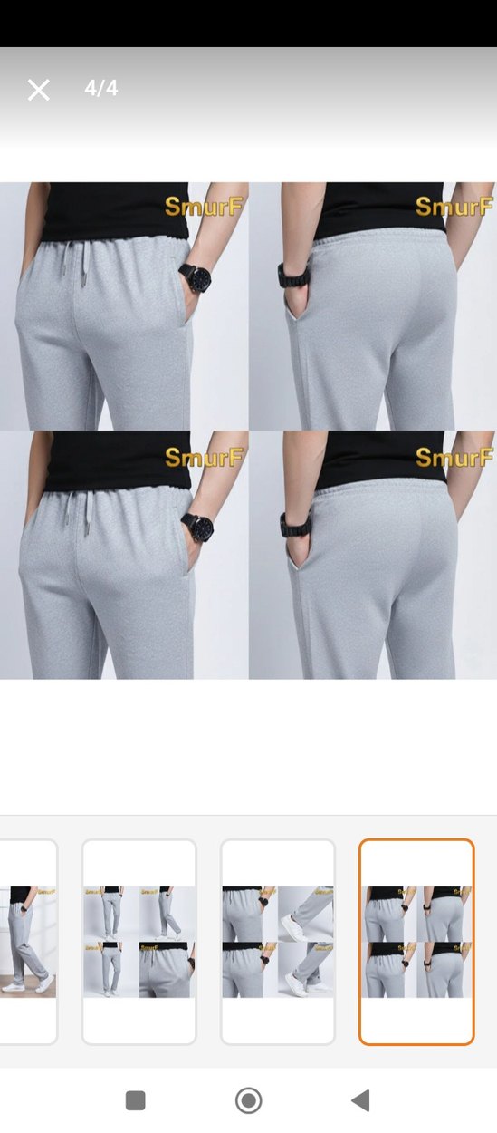 Gri Rahat Kesim Kadın Eşofman Altı kislik - Görsel 3