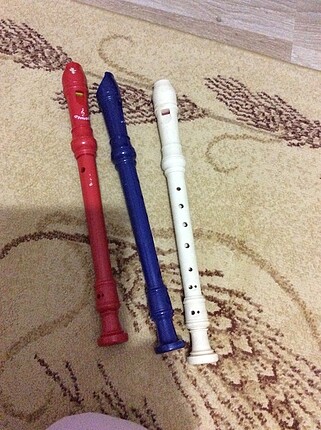 3 adet flüt