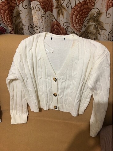 Crop hırka