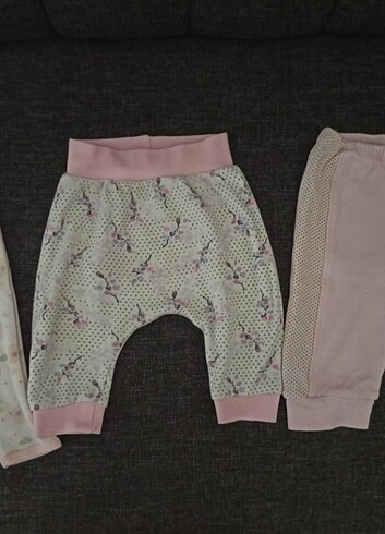 3 adet bebek pijama altı