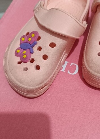 22 Beden pembe Renk gezer marka çocuk crocs terlik