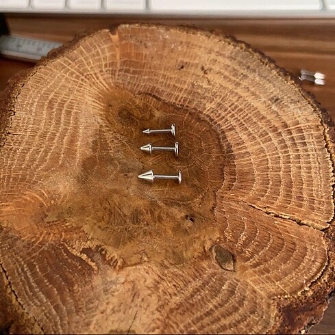  Beden gri Renk Spitke diken dudak tragus piercing
