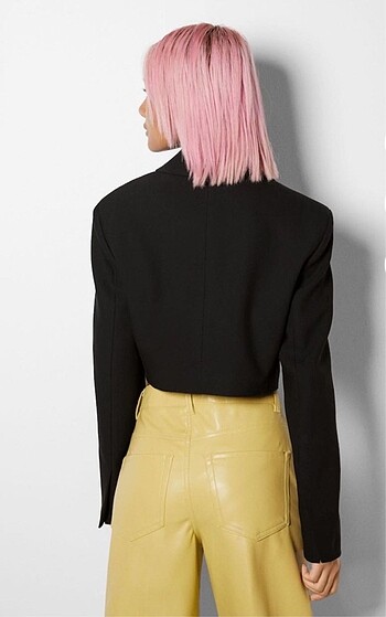 Bershka Crop blazer ceket