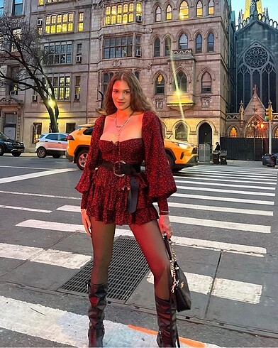 m Beden bordo Renk New arrivals elbise