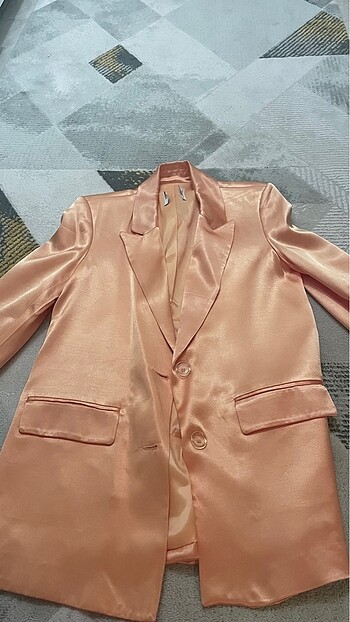 Parlak blazer çeket